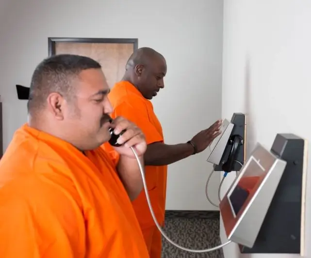 Inmate visitation at Hidalgo County jail
